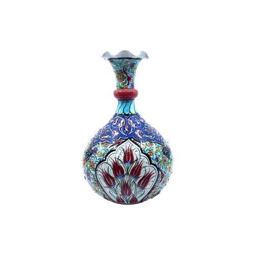 Tezhip 25 cm Gözyaşı Vazo 