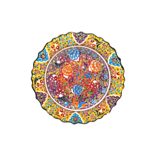 Kabartma Desen 25 cm Tabak