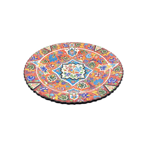 Kabartma Desen 40 cm Tabak
