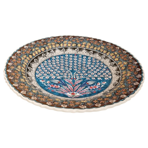 Silk Pattern 40 cm Plate