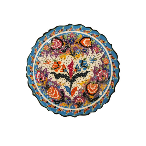 Kabartma Desen 30 cm Tabak