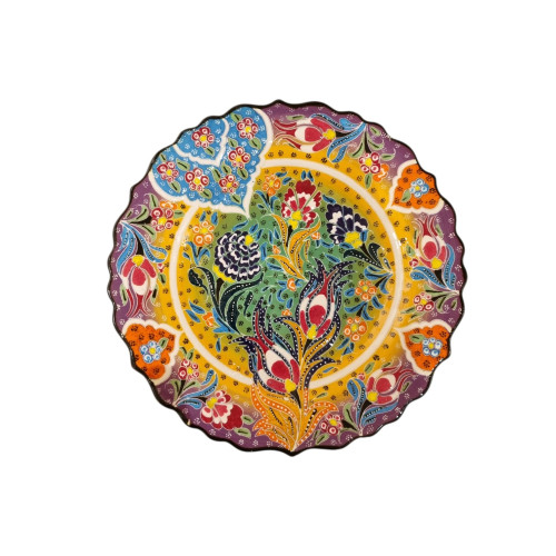 Kabartma Desen 30 cm Tabak