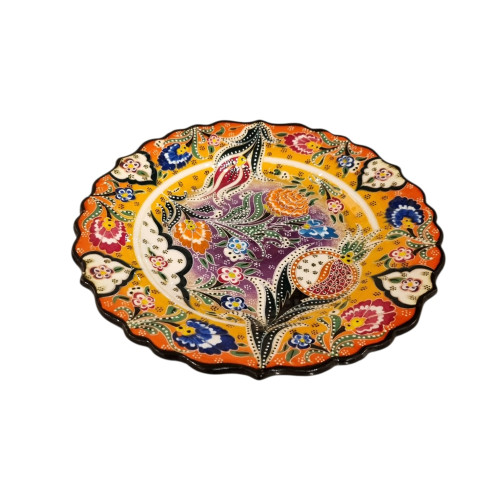 Kabartma Desen 30 cm Tabak