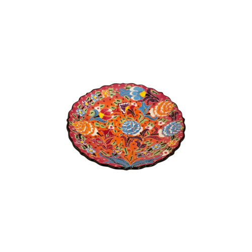 Kabartma Desen 18 cm Tabak