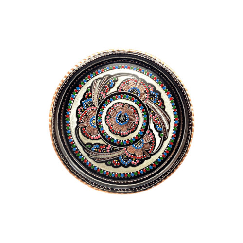 Retro Design Round Tray