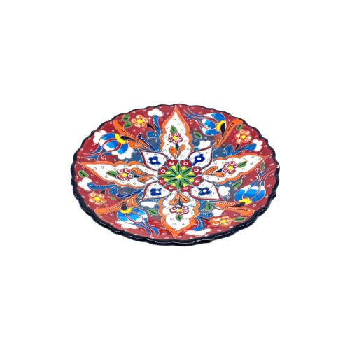 Kabartma Desen 18 cm Tabak