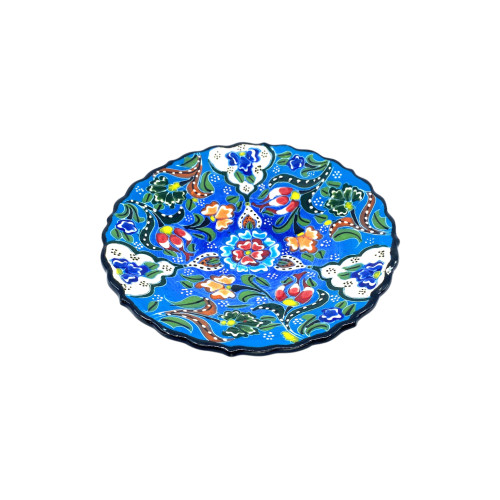 Kabartma Desen 18 cm Tabak